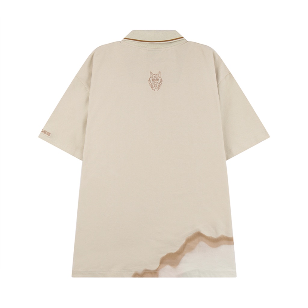 Áo Polo Tay Lỡ Unisex GRUNGE Thun Cá Sấu - HADES Brand Chính Hãng