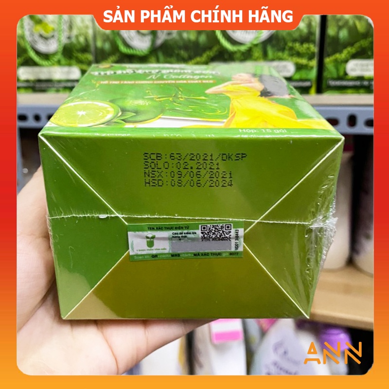 [Chính hãng] Detox Chanh Giảm Cân N Collagen Detox NCollagen Trần Thị Bích Ngân