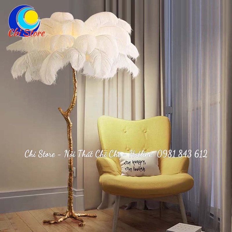 Đèn Lông Vũ Trang Trí Siêu Xinh, Đèn Chụp Hình, Decor Phòng Khách Siêu Lung Linh