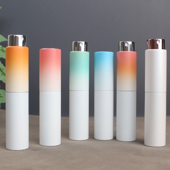 Chai lọ đựng nước hoa vỏ nhôm sơn xoay để mở loại cao cấp dạng phun sương