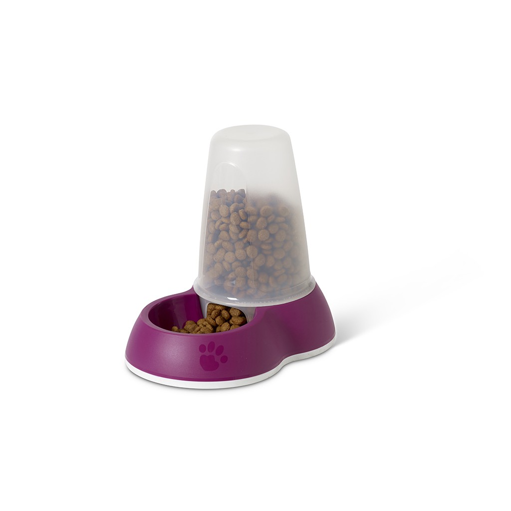 Chén ăn cho thú cưng SAVIC  LOOP FOOD DISPENSER (PURPLE) (SMALL)