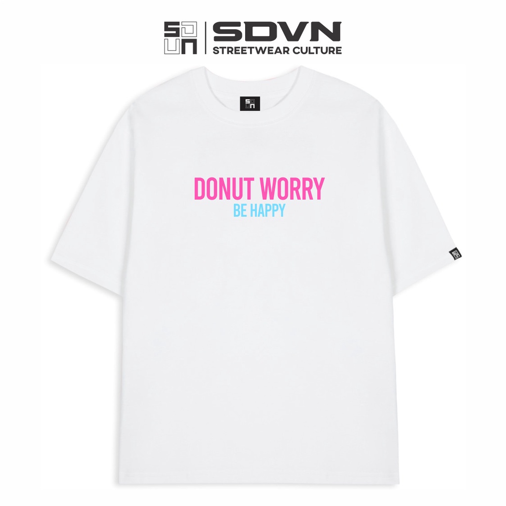 Áo Thun Unisex Nam Nữ Form Rộng SDVN Donut Worry | BigBuy360 - bigbuy360.vn