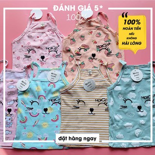 Bộ hai dây mèo Minky Mom chất cotton 4c thêu hình mèo cute bé 7-19kg