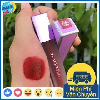 Son black rouge A12 🎁𝐌𝐢𝐞̂̃𝐧 𝐏𝐡𝐢́ 𝐒𝐡𝐢𝐩🎁 Son kem lì Cao Cấp - Đỏ Nâu Trầm | Thế Giới Skin Care