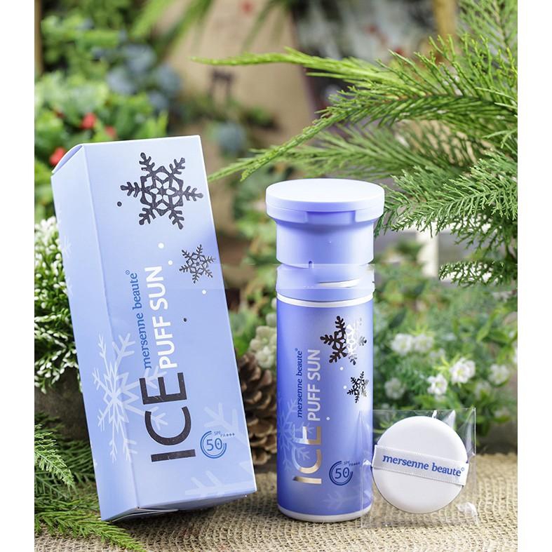 Kem Chống Nắng Make-up Mát Lạnh Mersenne Beaute Ice Puff Sun SPF50+PA+++ 100ml