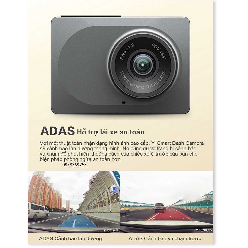 Camera hành trình oto có tích hợp wifi +ADAS