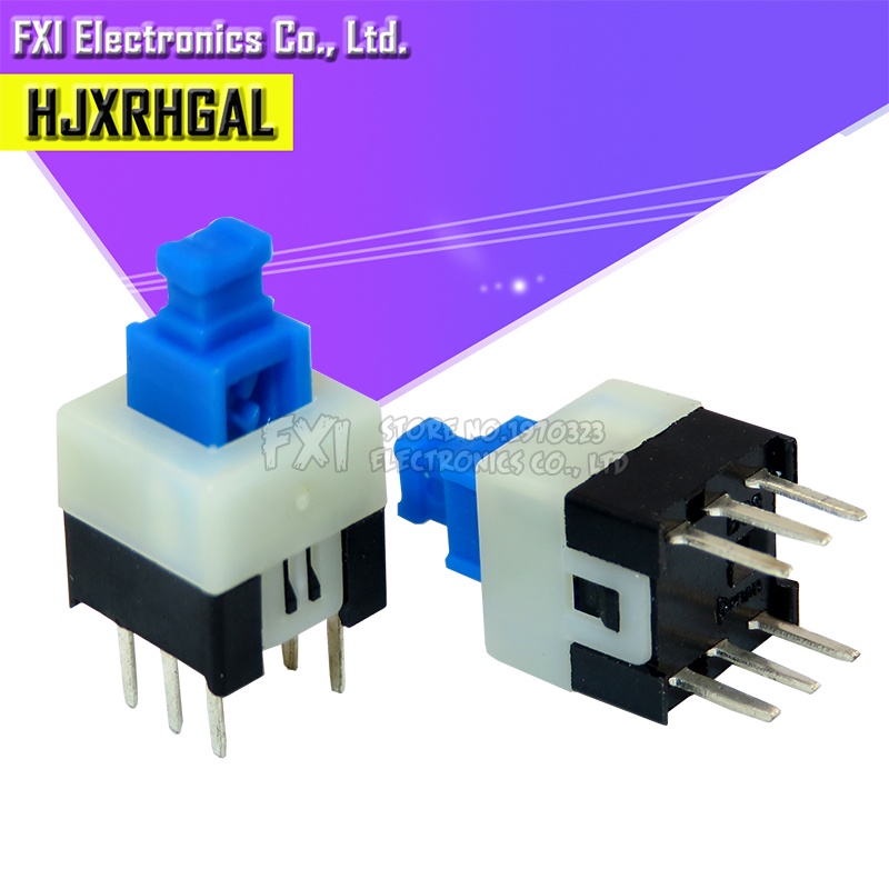 (MớI) Bộ 20 NúT Công TắC ẤN / Tắt Tự ĐộNg 7X7mm 7 * 7mm 6Pin