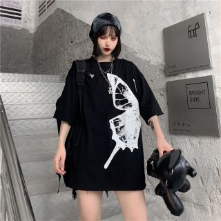 [ORDER TAOBAO]  Áo Phông Cánh Bướm 2 Màu Đen Trắng