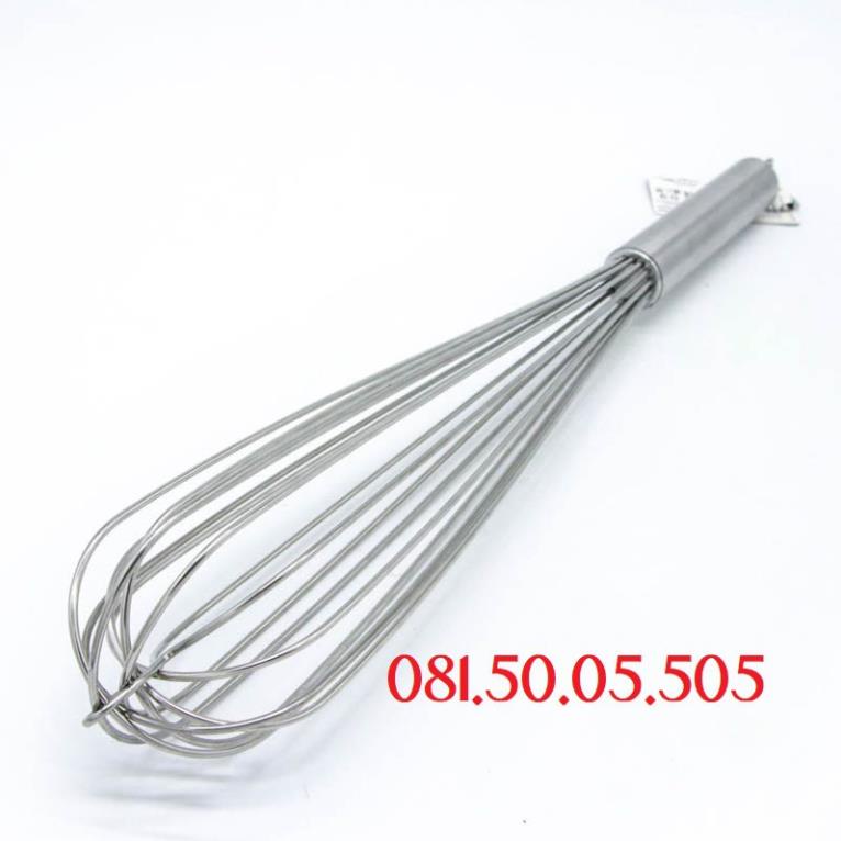 Dụng cụ đánh trứng Phới lồng đánh trứng inox dày xịn không gỉ dùng siêu bền - Phới lồng đánh trà 2 kích  T224H