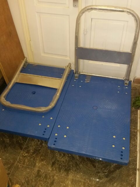 Xe đẩy hàng nhựa tải trọng 300kg [ BH 6 THÁNG] mới 100% 1A09