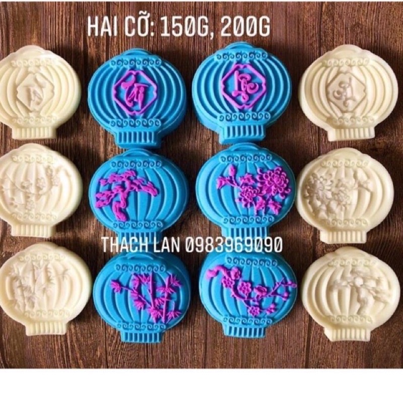 Khuôn trung thu lò xo đèn lồng 200g-150g-50g, khách tuỳ chọn