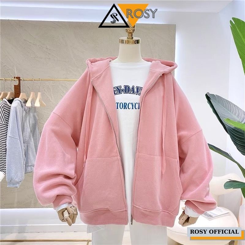 Áo hoodie tay phồng form rộng chất nỉ ngoại cao cấp oversize | BigBuy360 - bigbuy360.vn
