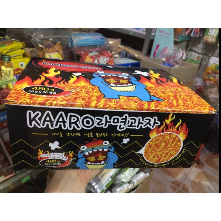 Mì ăn liền Kaaro Vị Cay gói 16g Hộp 30 gói