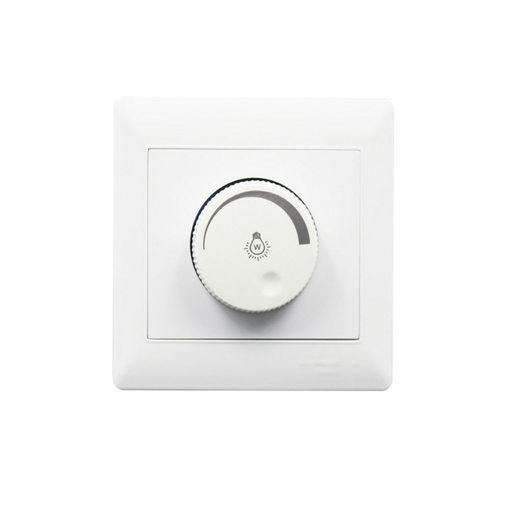 ❀SIMPLE❀ 220V Brand New Light Switch Professional Brightness Controller Dimmer White Durable Adjustable High Quality Lamp