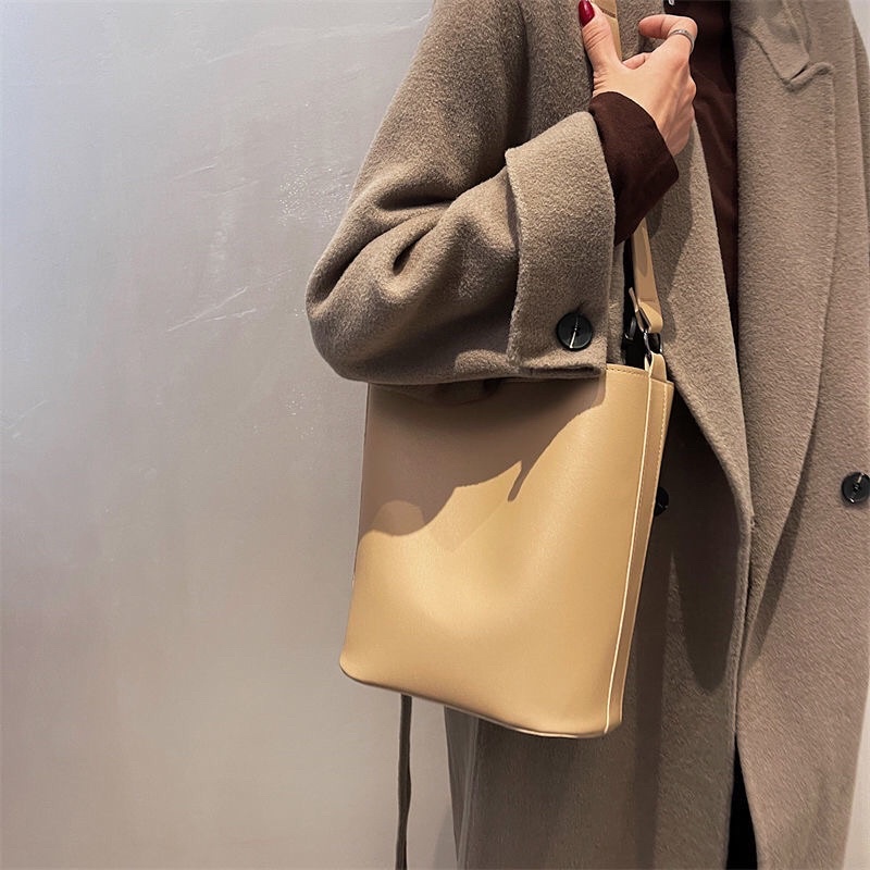 Túi da Pu size trung nhỏ công sở đi học (kèm ví)