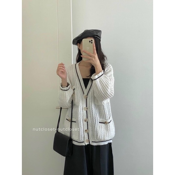 [FREESHIP - HÀNG LOẠI 1] ÁO LEN CADIGAN 4 CÚC HÀNG QC SIÊU HOT HIT