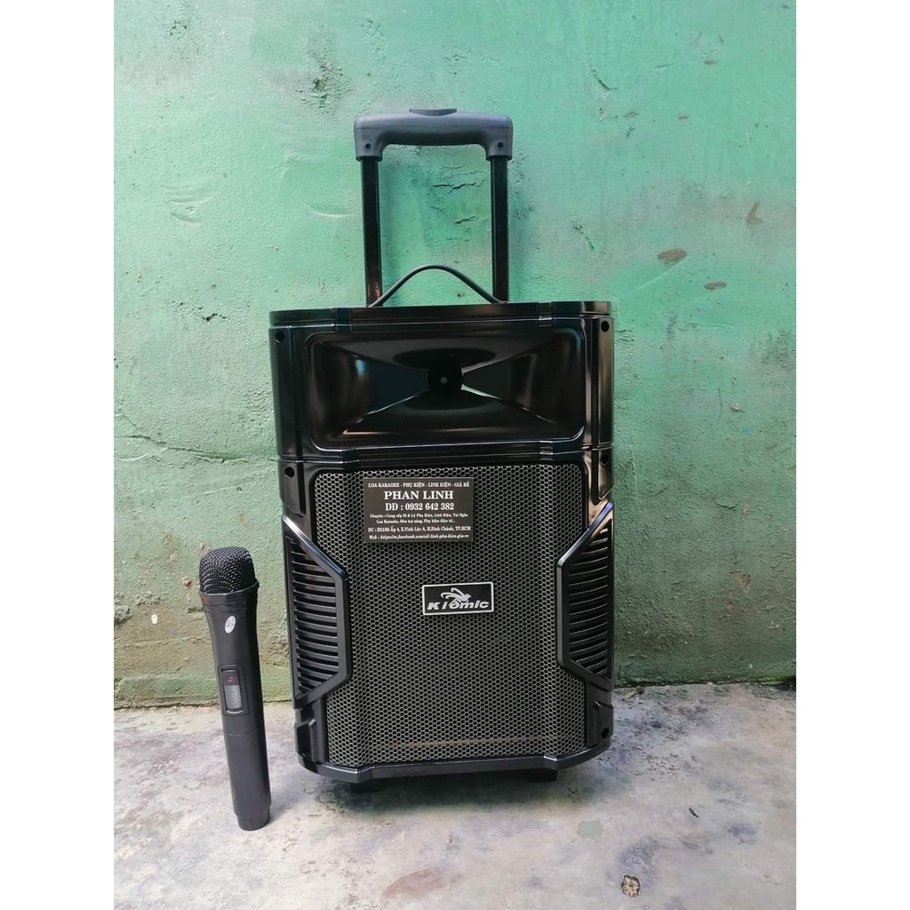 Loa Kéo Karaoke Bluetooth Kiomic K108 cực hay - BH 6 tháng