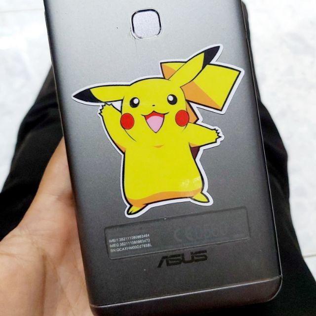 [Mã LIFE1603ALL giảm 10% đơn 0Đ] Tem Sticker Decal Dán Xe, Điện Thoại Pikachu cute Giá Rẻ