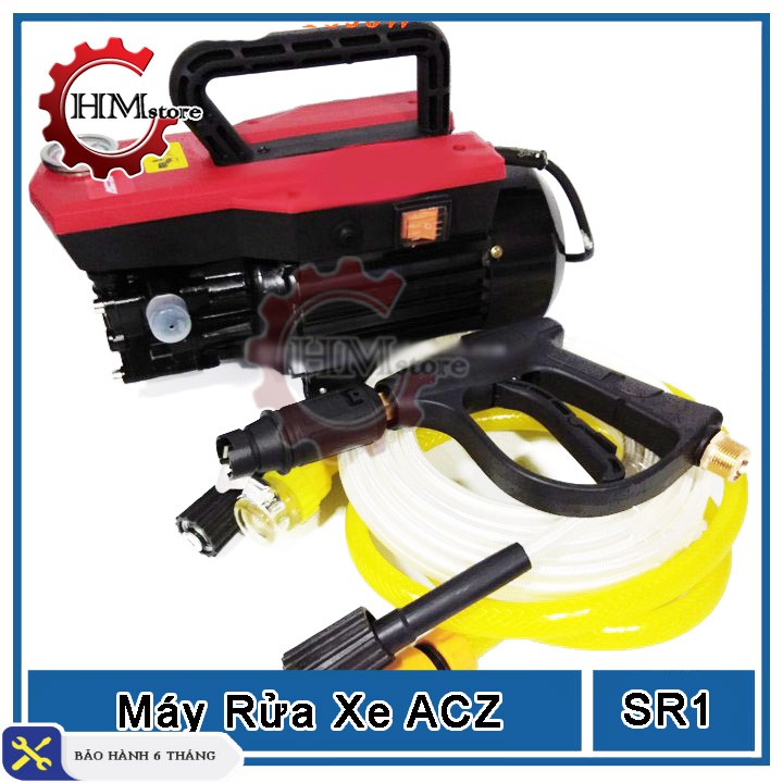 Máy Rửa Xe Mini ACZ - Máy rửa xe gia đình - Công suất 1800w - Bảo hành 6 tháng