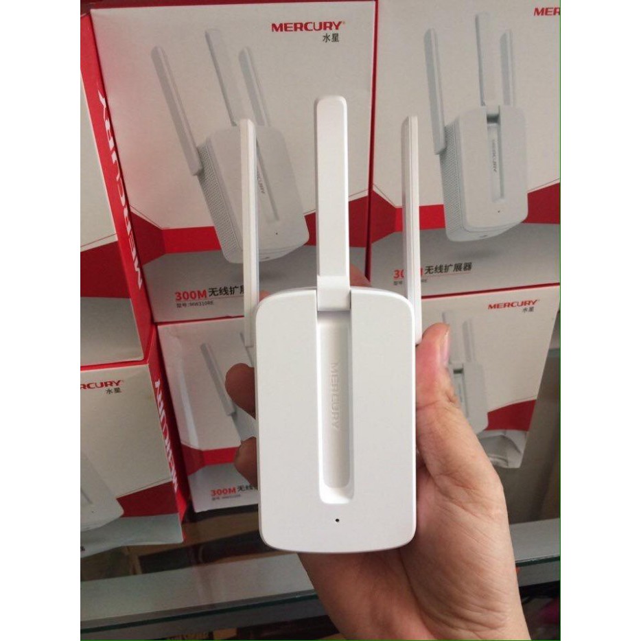 Thiết Bị Kích Sóng Wifi Mercury Repeater MW310RE 3 Anten | WebRaoVat - webraovat.net.vn