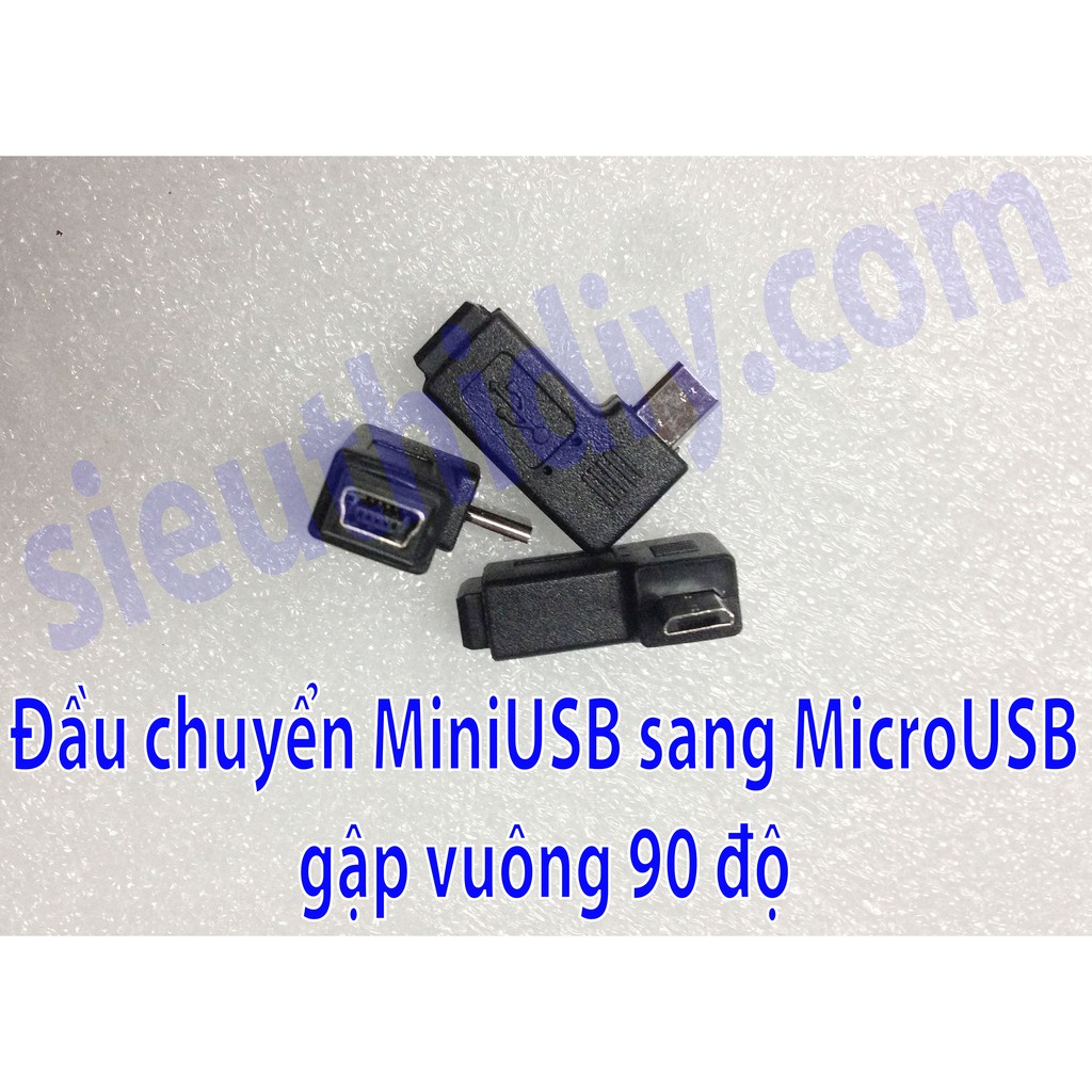 Đầu chuyển miniUSB sang microUSB và ngược lại, sạc, dữ liệu