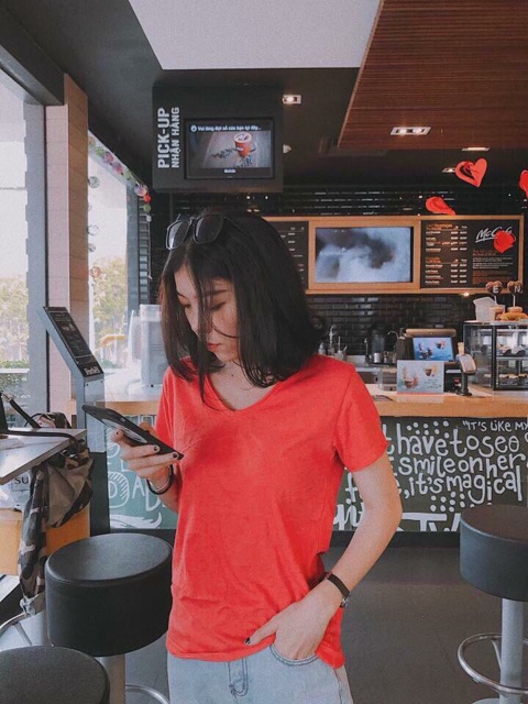 🌼 𝐁𝐀𝐒𝐈𝐂 𝐓𝐄𝐄 𝐅𝐎𝐑 𝐒𝐔𝐌𝐌𝐄𝐑 𝐃𝐀𝐘𝐒 🌼 ÁO CỔ TIM 🌼