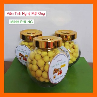 Viên Nghệ Mật Ong Nguyên Chất Nhà Làm Lọ 200g