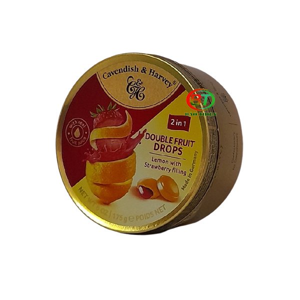 (12 vị) Kẹo trái cây Cavendish &amp; Harvey hộp 175 - 200g