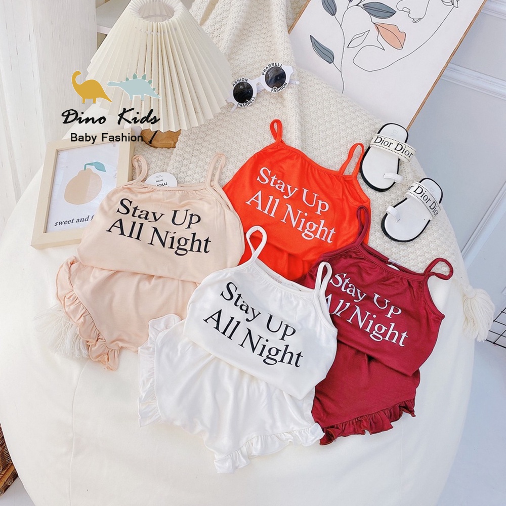 XẢ HÀNG Bộ 2 dây bé gái, bộ thun lạnh 2 dây xịn xò Stay Up cho bé