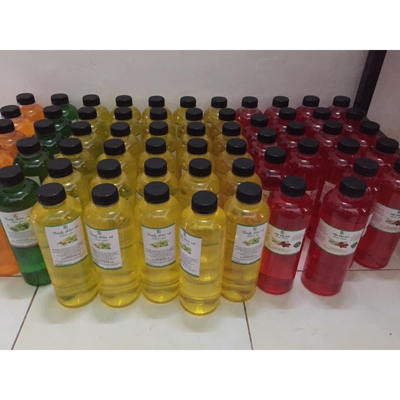 1 lít - Nước lau sàn tinh dầu thiên nhiên sả chanh, quế xua đuổi côn trùng, đuổi muỗi, khử mùi kháng khuẩn