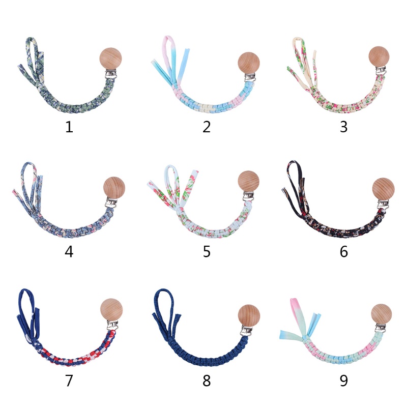 Dây Kẹp Núm Vú Giả / Ti Giả Bằng Gỗ Sồi Thân Thiện Với Môi Trường DIY