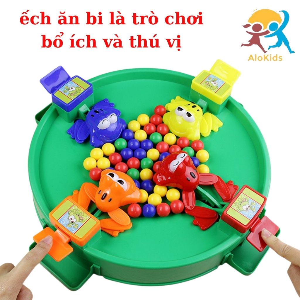 Đồ Chơi Ếch Ăn Bi-Đồ Chơi Trẻ Em Rèn Luyện Sự Nhanh Tay Và Nhanh Mắt Shop Alokidstb