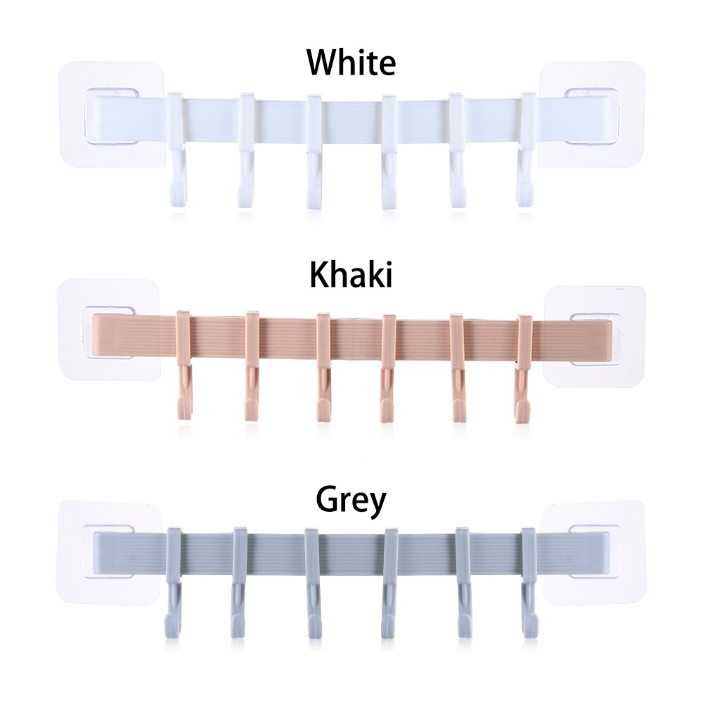 Giá Đỡ 6 Móc Treo Đồ Gắn Tường Đa Năng Chất Lượng Cao