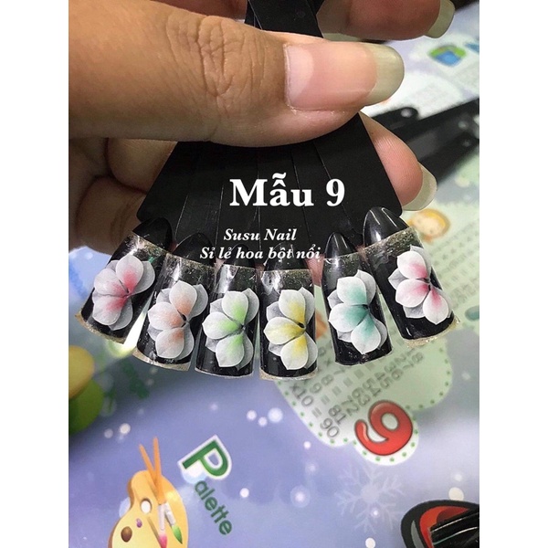 Hoa bột nổi 3D(inb chọn màu)