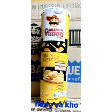 Khoai tây lát  mister potato 100gr 1 lon 5 vị ,date :2.2024