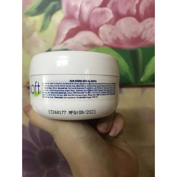 Kem dưỡng ẩm Nivea soft hàng công ty nhập khẩu chính hãng 200ml