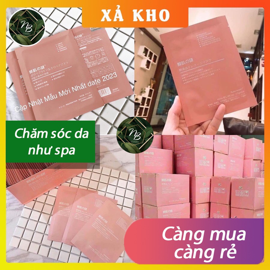 [Chính Hãng]Mặt nạ nhau thai cừu cuống rốn tế bào gốc Nhật Bản Rwine Beauty dưỡng da, cung cấp độ ẩm, tái tạo