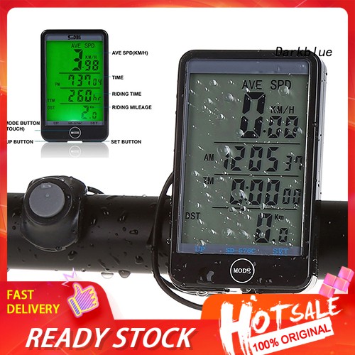 Đồng Hồ Đo Tốc Độ Màn Hình Lcd Gắn Xe Đạp Leo Núi