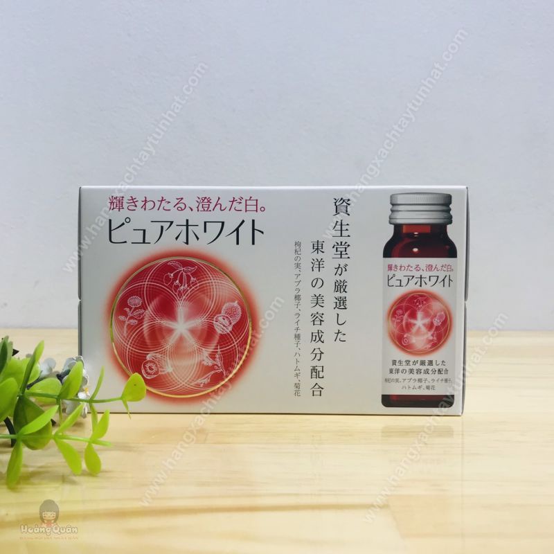 Nước uống trắng da Pure White shiseido Nhật Bản