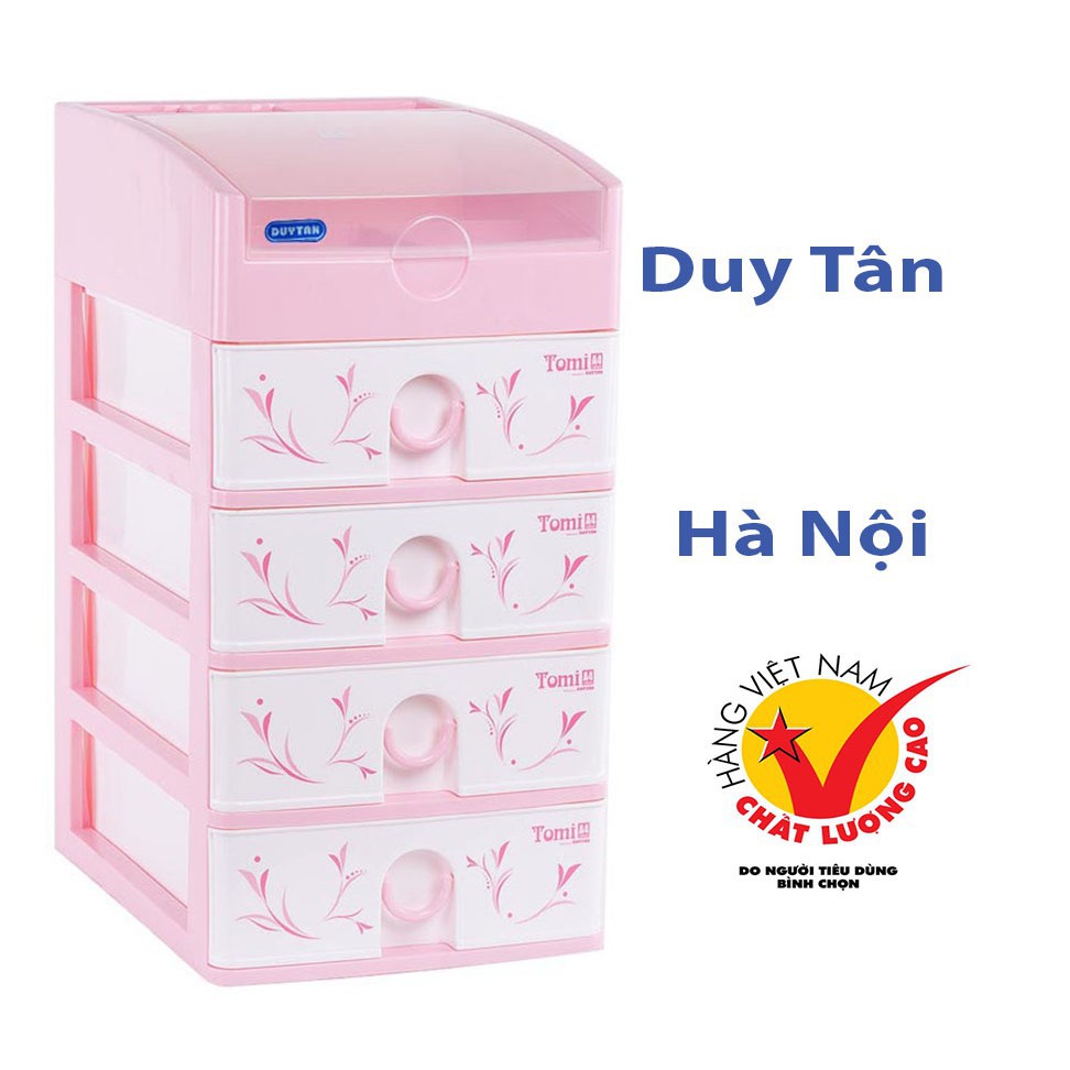 (Hà Nội) Tủ nhựa Duy Tân TOMI A4 5 tầng (Hồng) chuyên dụng đựng vừa khổ giấy A4