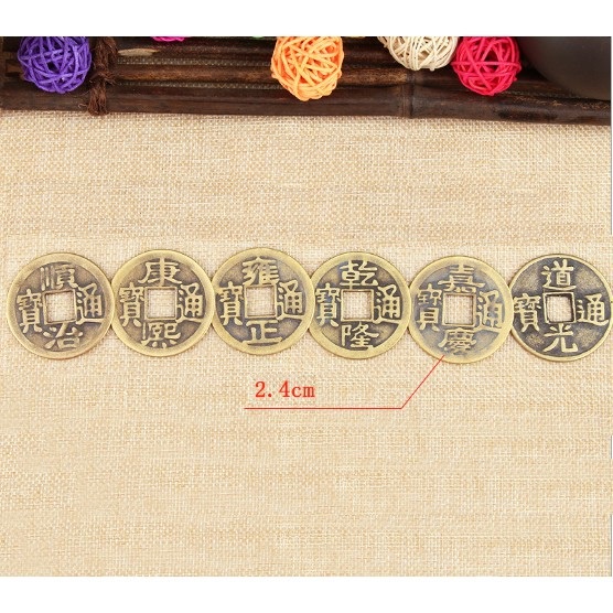 Đồng Tiền Xu Cổ Phong Thủy Bằng Đồng - Bỏ Ví - Chiêu Tài Lộc