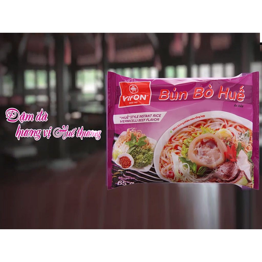 Thùng 30 gói Bún bò huế Vifon 65g