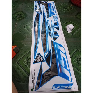 tem rời ex 150 xe xanh dương