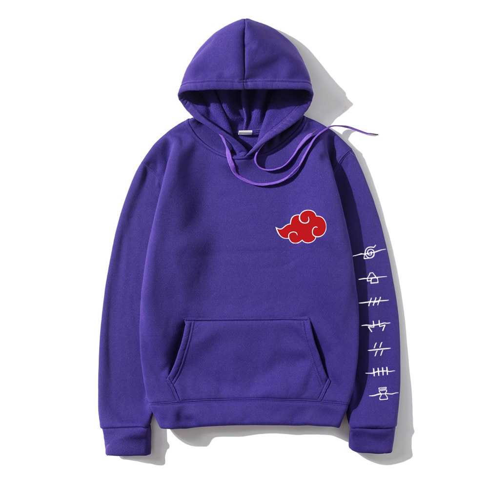 Áo Hoodie Dài Tay In Biểu Tượng Akatsuki Naruto Dành Cho Nam Và Nữ