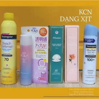 Kem Chống Nắng JM Solution Dạng Xịt