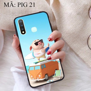 Ốp lưng Vivo Y19 viền dẻo TPU BST Heo Con