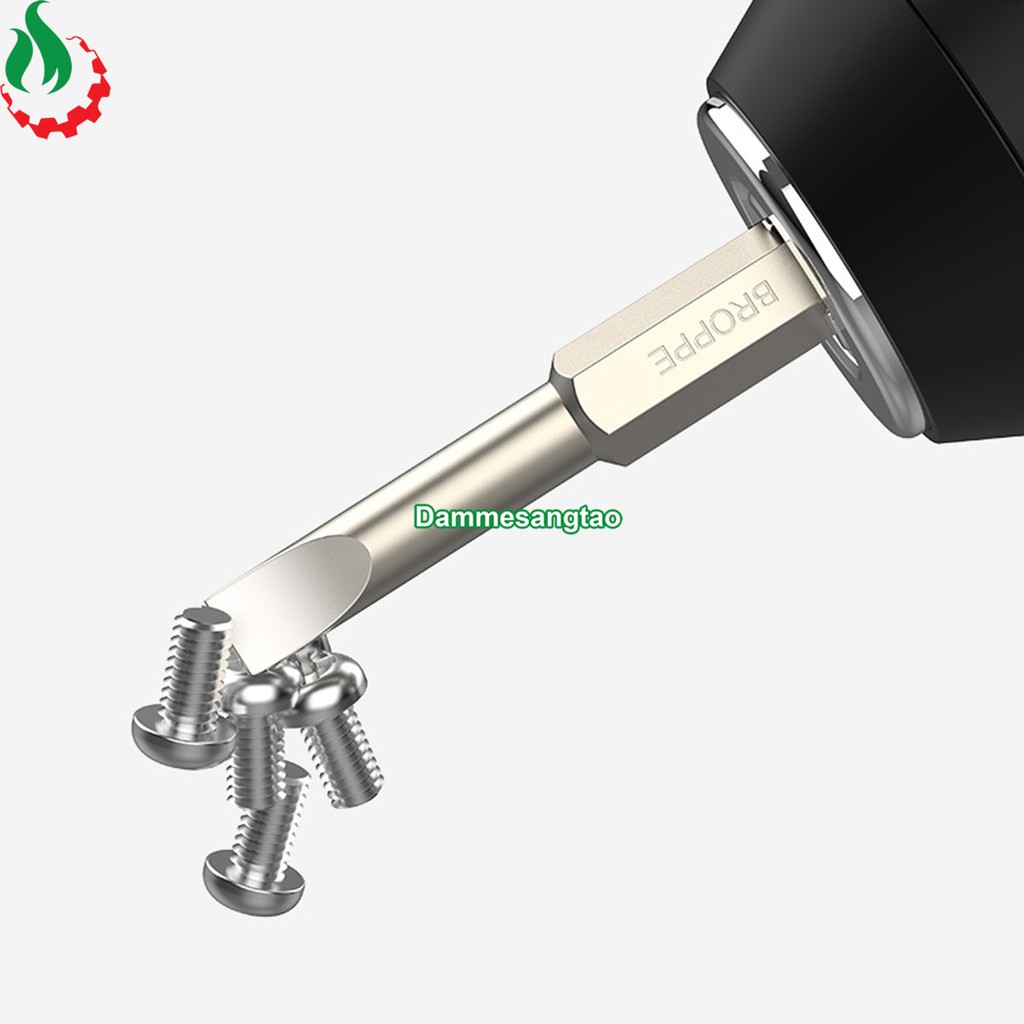 Mũi vít 2 cạnh dẹp chuôi lục giác Broppe