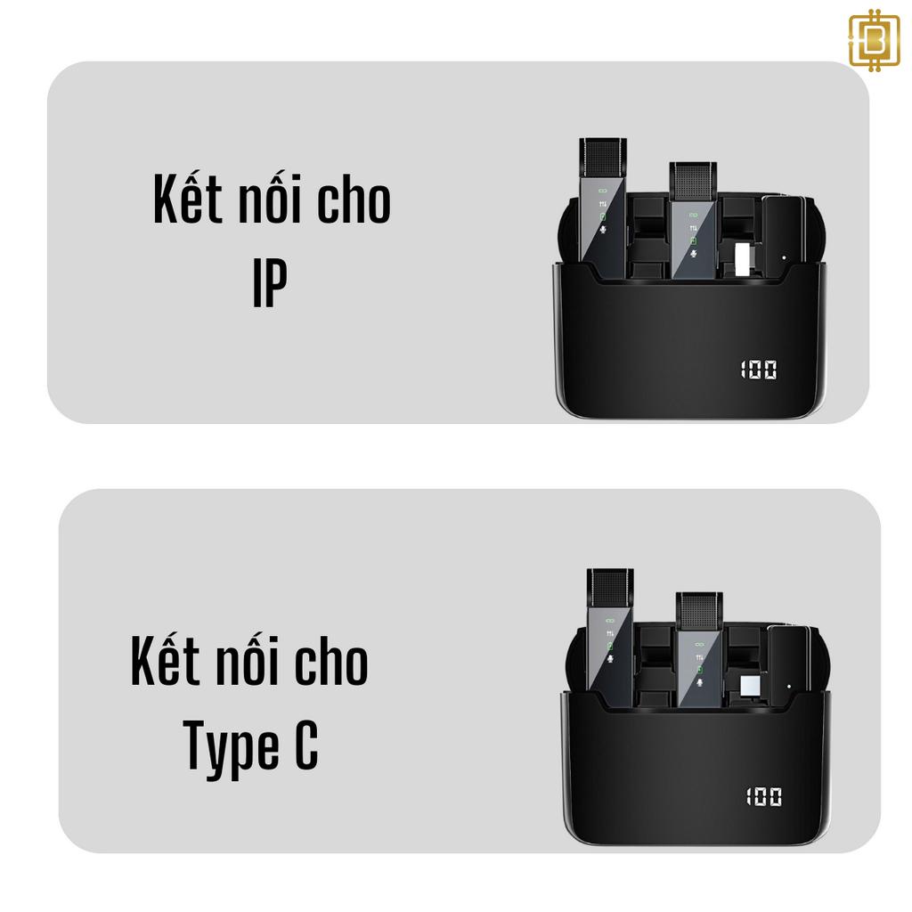 Mic Thu Âm Micro Không Dây Cài Áo Điện Thoại_SI8