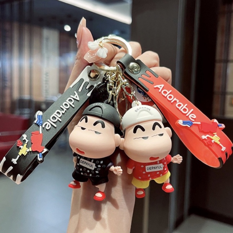 Móc chìa khóa Shin Bút Chì Nhiều Biểu Cảm Dễ Thương Cá Tính