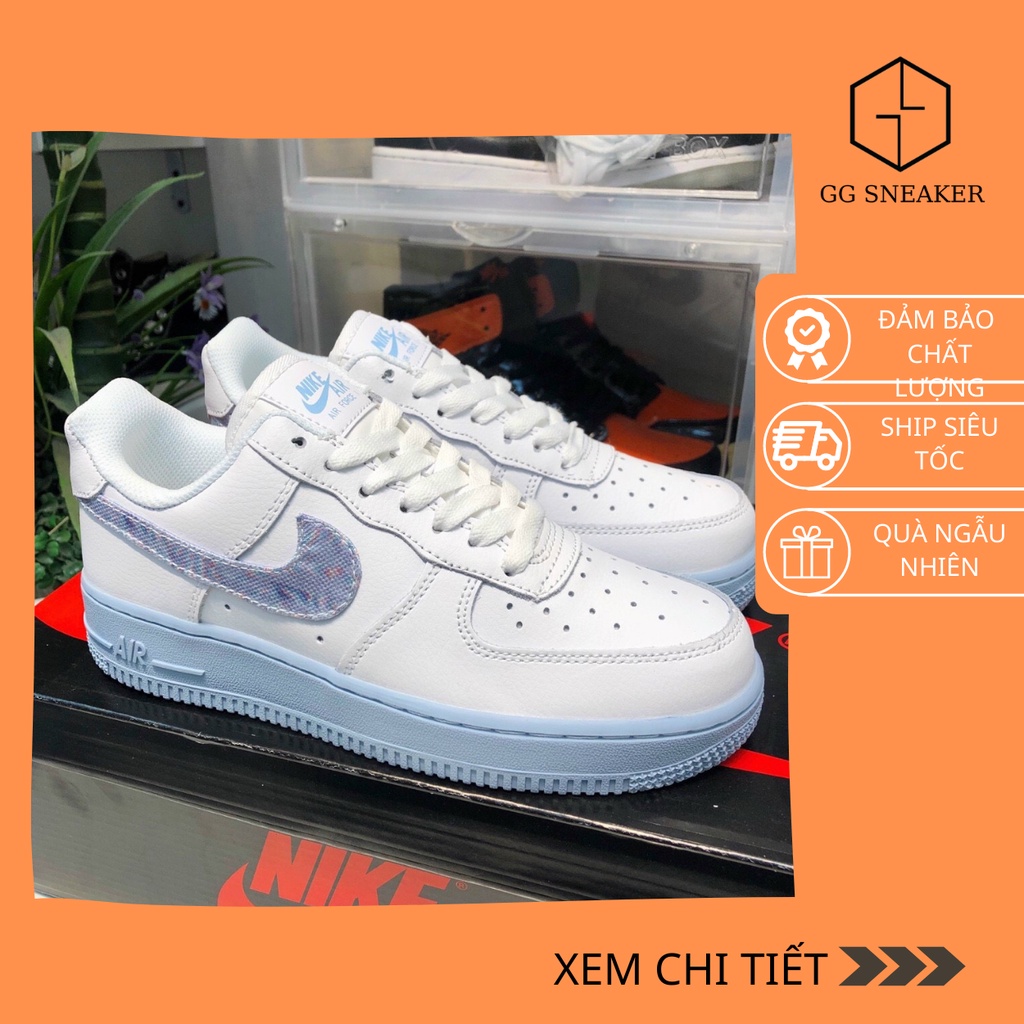 [GG STORE] GIÀY SNEAKER AF1 TRẮNG ĐẾ XANH MỚI NHẤT